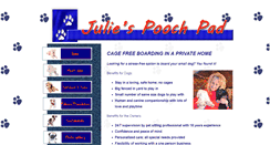 Desktop Screenshot of juliespoochpad.com